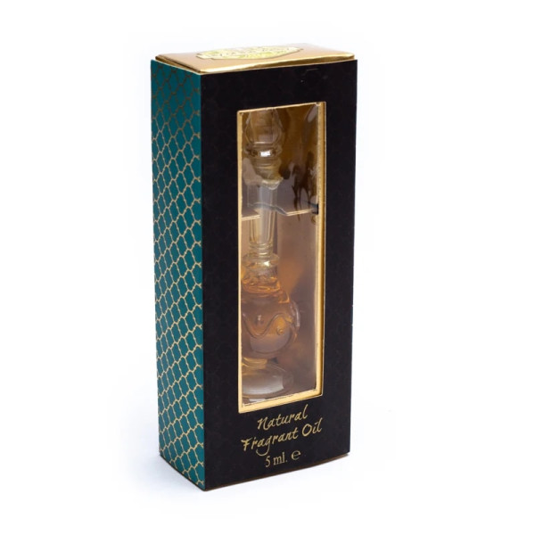 Emballé par 3, Huile de parfum bouteille soufflée Muguet -- 5 ml