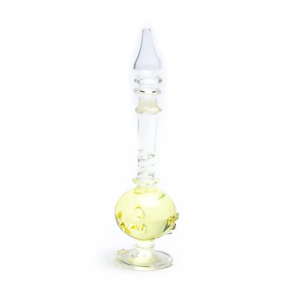 Emballé par 3, Huile de parfum bouteille soufflée bouche jasmin -- 5 ml