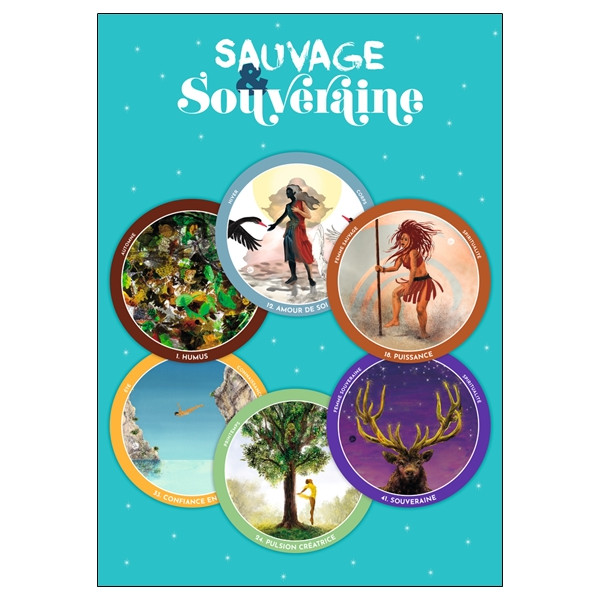 Sauvage & Souveraine - Un oracle rond pour des femmes en quête de leur nature profonde - Coffret