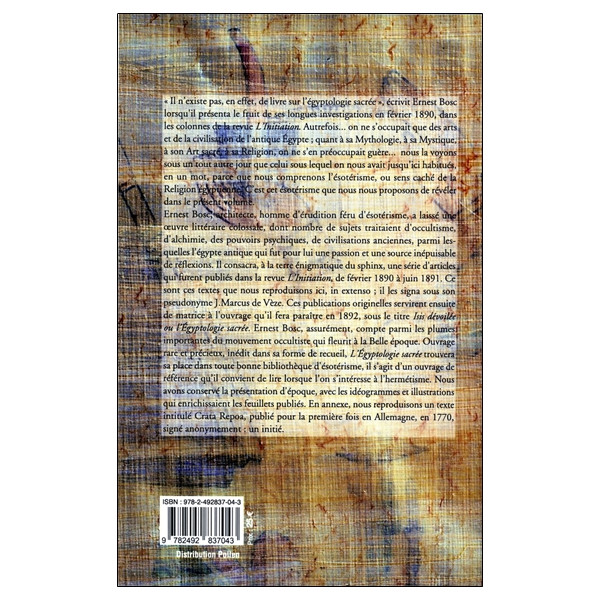 L'égyptologie sacrée - Aux sources de l'hermétisme