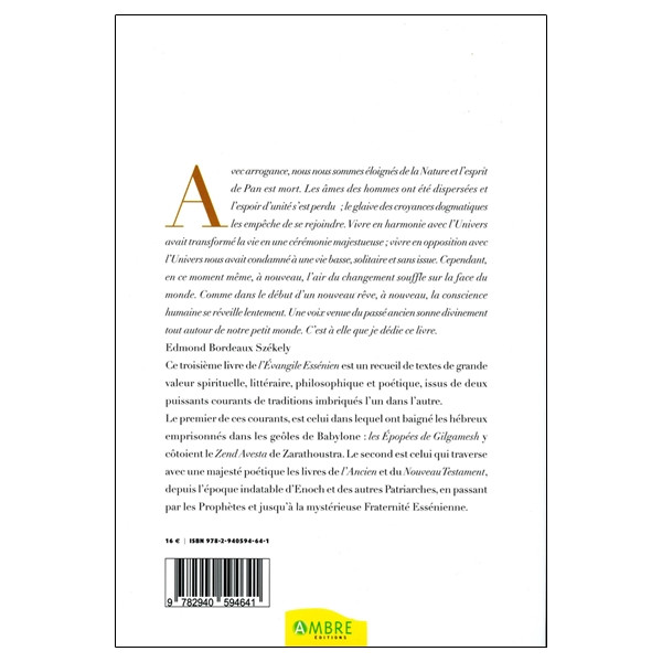 L'évangile essénien de la paix Tome 3 - Les manuscrits perdus de la fraternité des esséniens