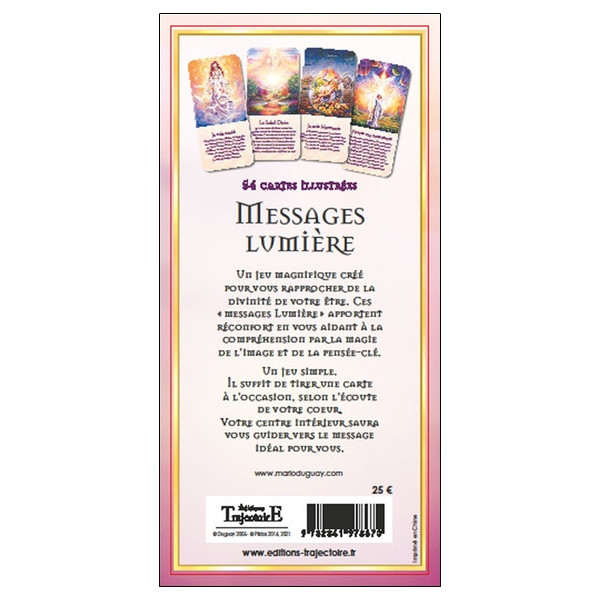 Messages Lumière - La magie de l'image et de la pensée-clé réunies en 54 cartes