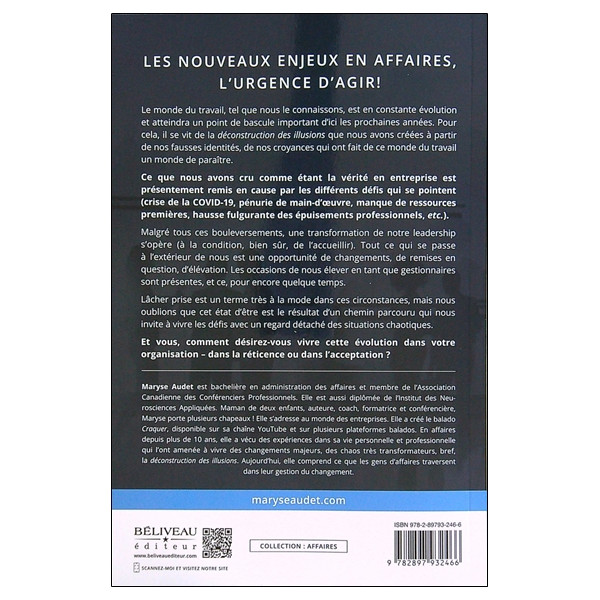Créons le nouveau monde en affaires - Les enjeux en affaires, l'urgence d'agir !