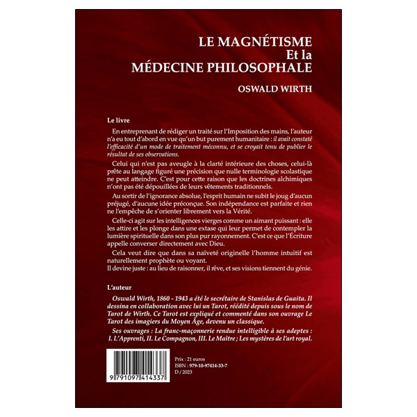 Le magnétisme et la médecine philosophale