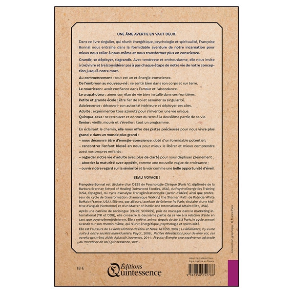 Grandir sur son chemin d'âme - Repères d'étapes pour une conscience qui s'aventure sur Terre