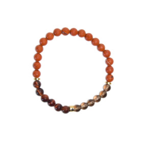 Bracelet Chakra Racine Perles rondes 6 mm
