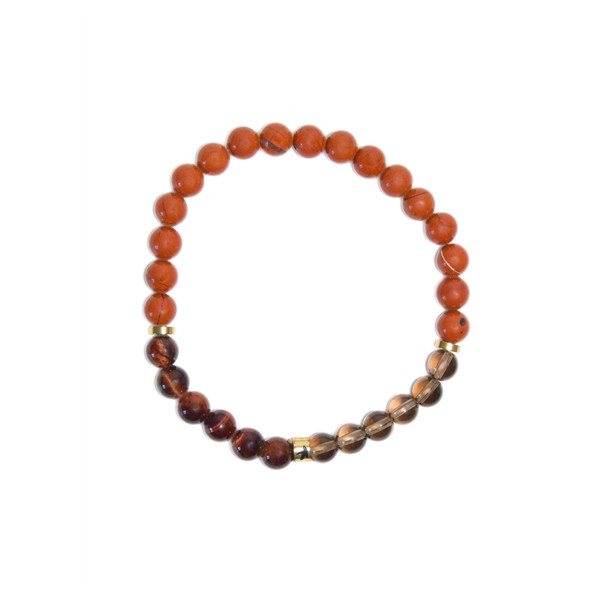 Bracelet Chakra Racine Perles rondes 6 mm