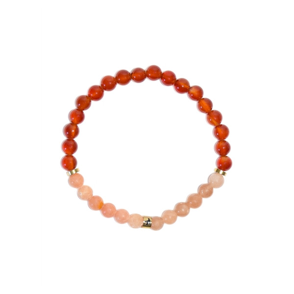 Bracelet Chakra Sacré Perles rondes 6 mm