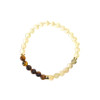 Bracelet Chakra Plexus solaire Perles rondes 6 mm