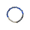 Bracelet Chakra du 3ème il Perles rondes 6 mm