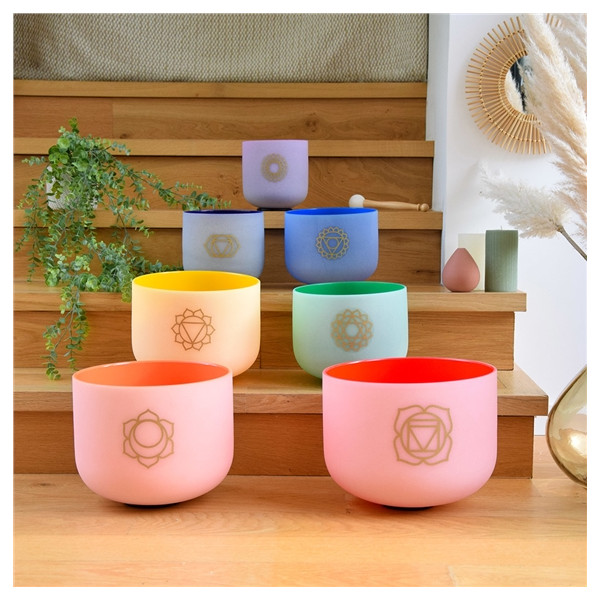 Bol chantant en Cristal Chakra Racine