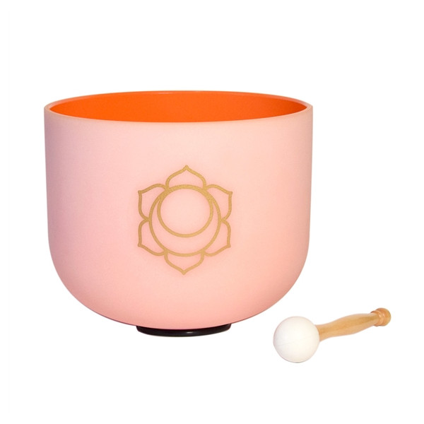 Bol chantant en Cristal Chakra Sacré