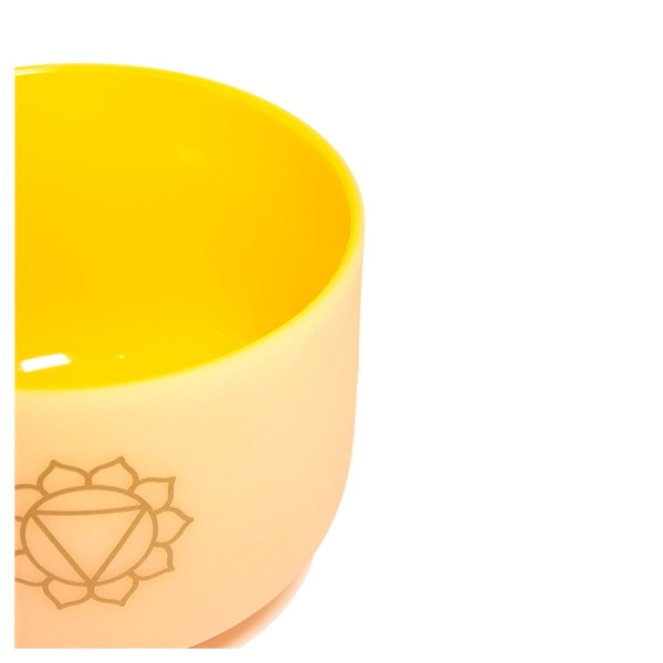 Bol chantant en Cristal Chakra Plexus solaire