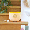 Bol chantant en Cristal Chakra Plexus solaire