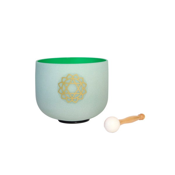 Bol chantant en Cristal Chakra du Cur