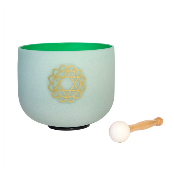 Bol chantant en Cristal Chakra du Cur