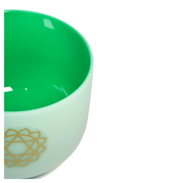 Bol chantant en Cristal Chakra du Cur