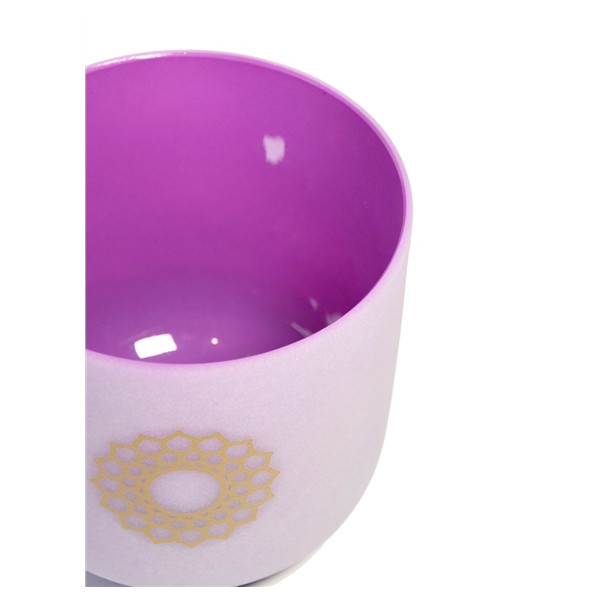 Bol chantant en Cristal Chakra Couronne