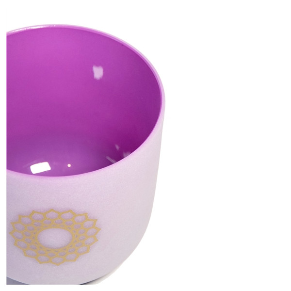 Bol chantant en Cristal Chakra Couronne