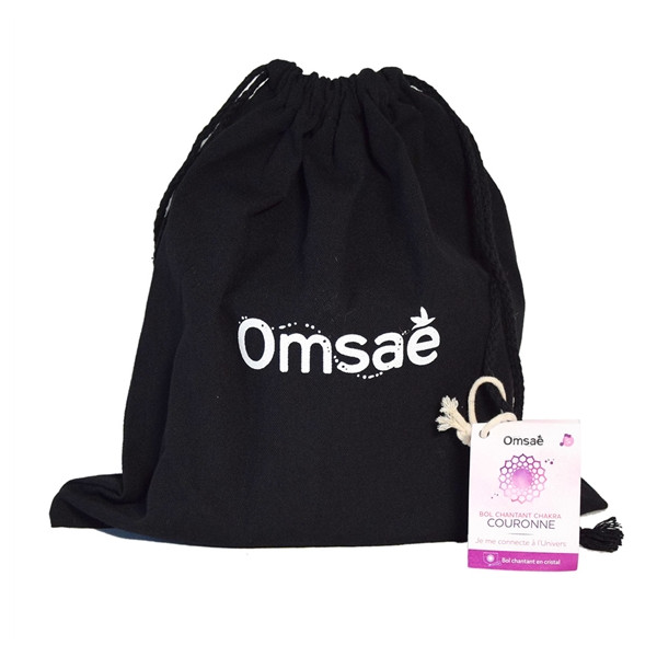 Bol chantant en Cristal Chakra Couronne