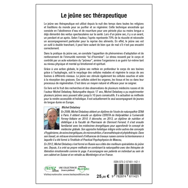 Le jeûne sec thérapeutique