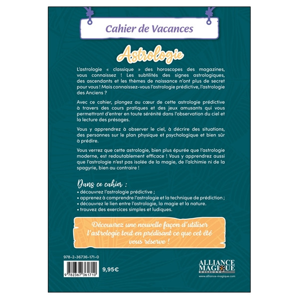 Astrologie - Cahier de vacances