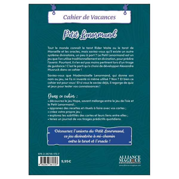 Petit Lenormand - Cahier de vacances
