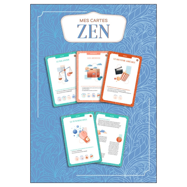 Mes cartes Zen - 60 cartes d'exercices pour cultiver la sérénité dans votre quotidien - Coffret