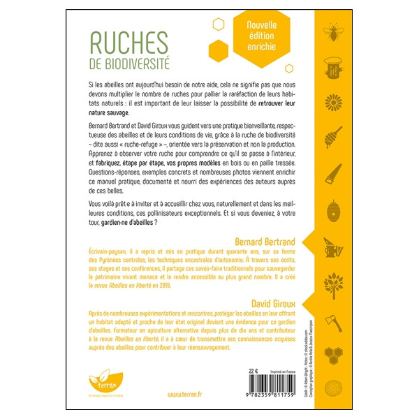 Ruches de biodiversité - Manuel pratique au service des abeilles
