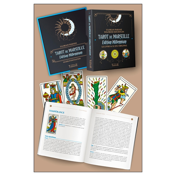 Le Tarot de Marseille - Edition Millennium - Le livre & le jeu original - Coffret