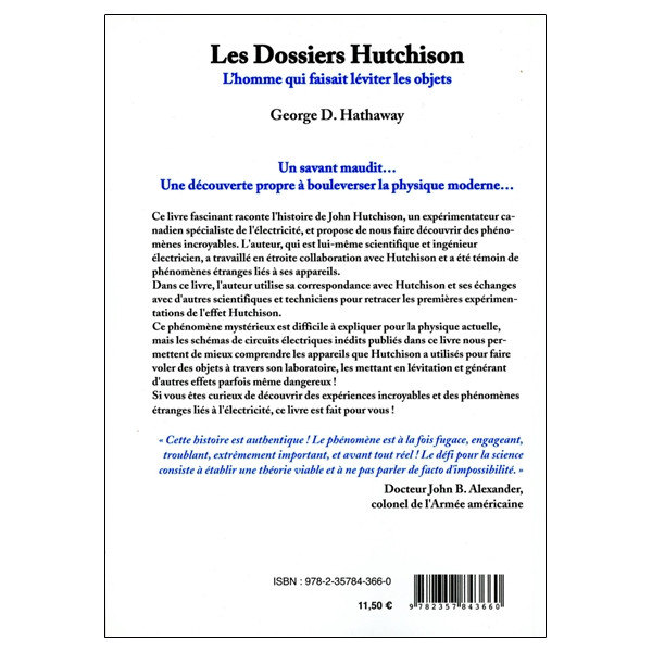 Les Dossiers Hutchison - L'homme qui faisait léviter les objets