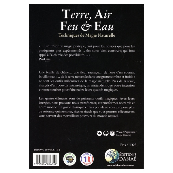Terre, Air, Feu & Eau - Techniques de Magie Naturelle