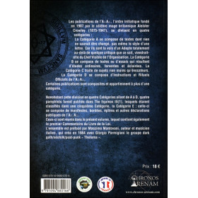 Le Message du Maître Therion et autres publications de l'A.A en catégorie E