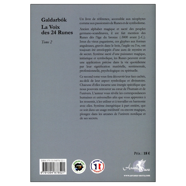 Galdarbok Tome 2 - La Voix des 24 Runes