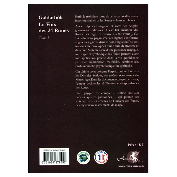 Galdarbok Tome 3 - La Voix des 24 Runes