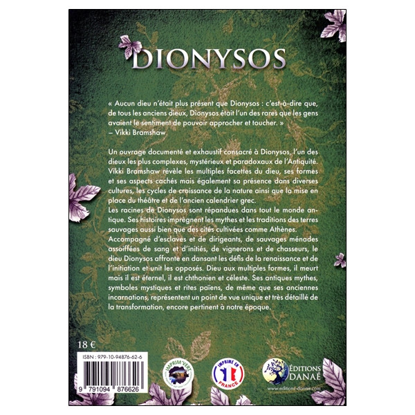 Dionysos - Une étude du Dieu Dionysos - Histoire, mythe et traditions