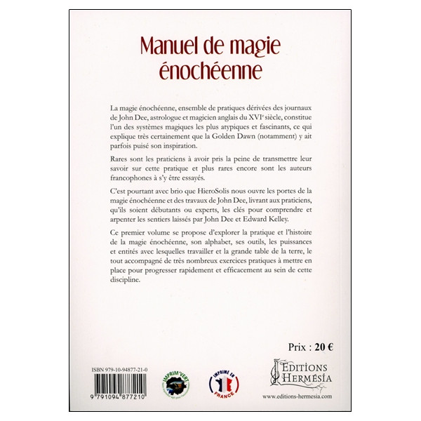 Manuel de Magie énochéenne - Volume I