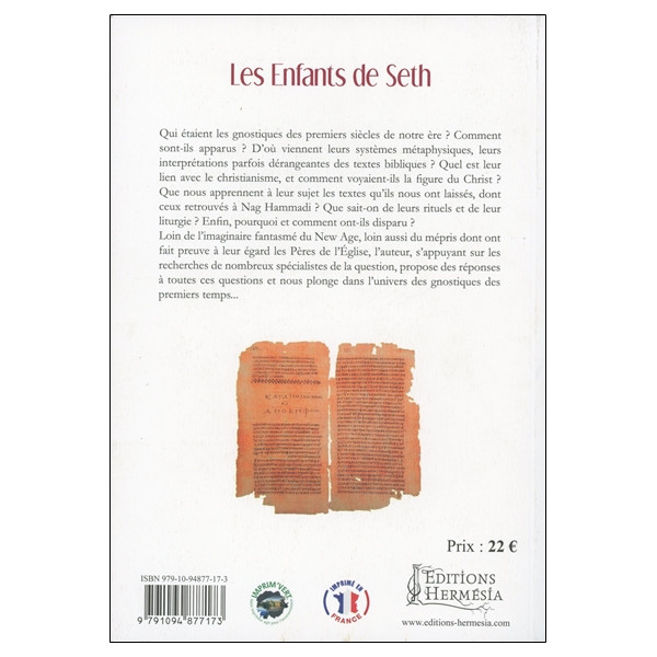 Les Enfants de Seth - Regards sur les premiers gnostiques