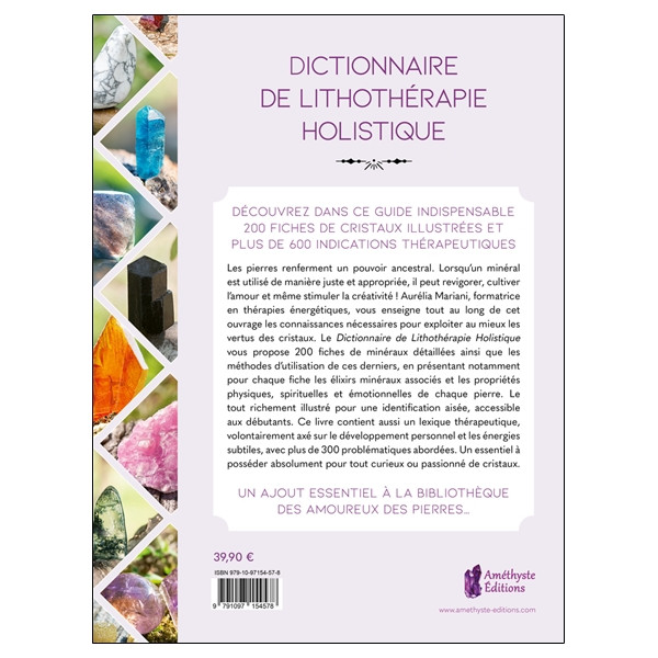 Dictionnaire de lithothérapie holistique