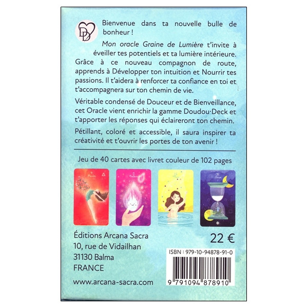 Mon oracle graine de lumière - Boîte cloche