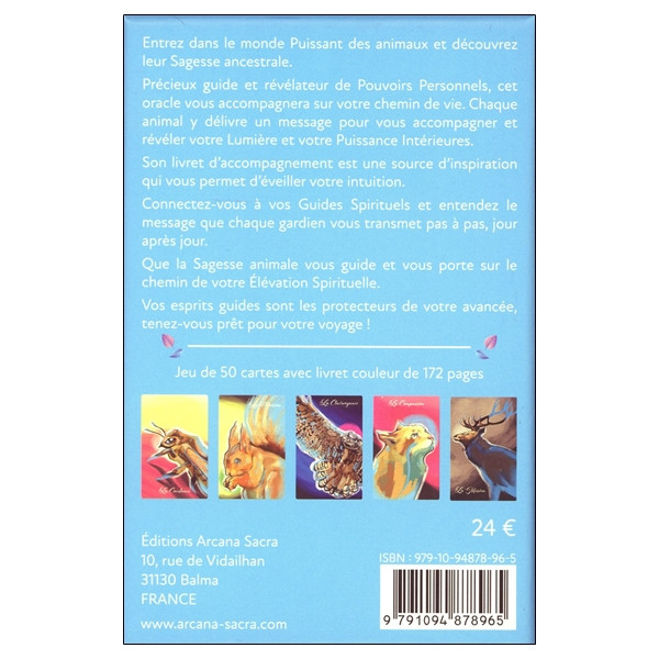 L'Oracle des Esprits Guides - Boîte cloche