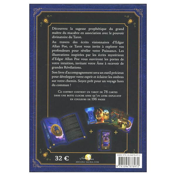 Edgar Allan Poe Tarot - Coffret