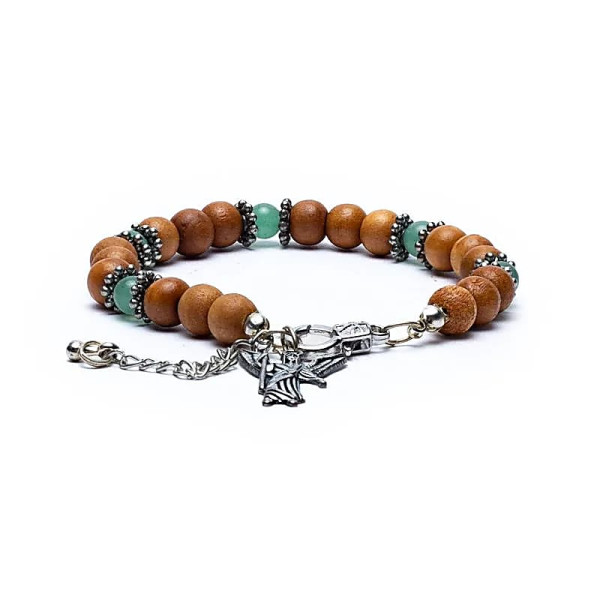 Bracelet Archange Raphael --7.5cm； 47g