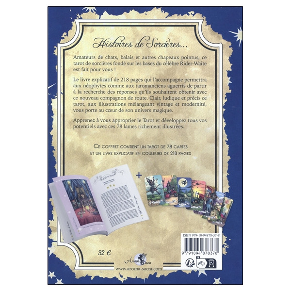 Histoires de Sorcières - Tarot - Coffret