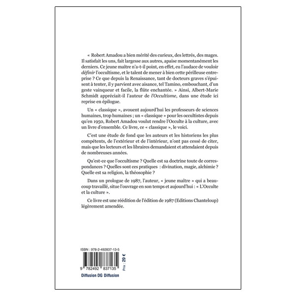 L'occultisme - Esquisse d'un monde vivant