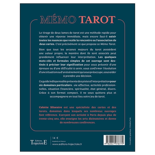 Mémo Tarot - Les rencontres ou associations des arcanes du Tarot de Marseille