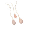 ufs de Yoni en Quartz rose Assortiment de 3