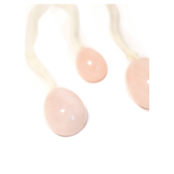 ufs de Yoni en Quartz rose Assortiment de 3