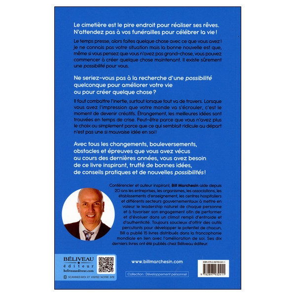 Possibilités - Un livre d'espoir pour vivre dans un monde rempli d'incertitude !