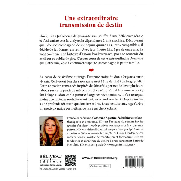 Greffe d'amour - Le cadeau de Léo - Récit inspirant du don d'organes